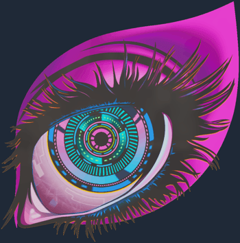 Sticker | Dystopian Gaze (Lenticular)