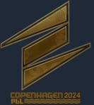 Sticker | ECSTATIC (Gold) | Copenhagen 2024