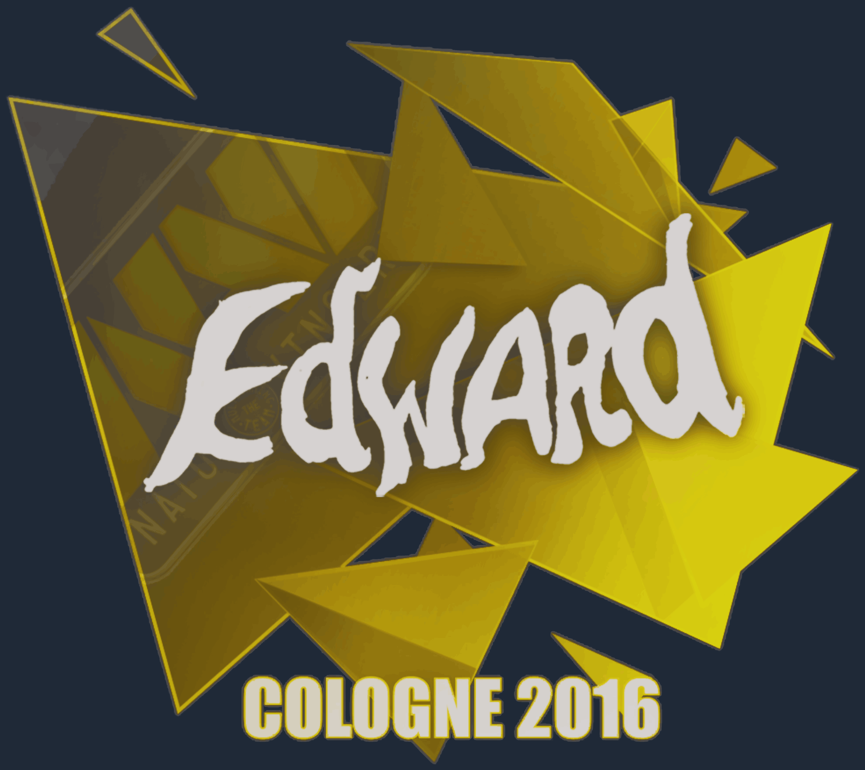 Sticker | Edward | 2016年科隆锦标赛