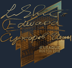 Sticker | Edward (Gold) | Boston 2018 image