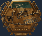 Sticker | Edward (Gold) | London 2018