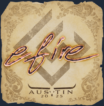 Sticker | efire | Austin 2025