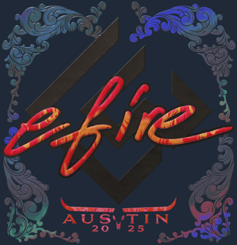 Sticker | efire(全息)| 2025年奥斯汀锦标赛