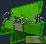 Sticker | electronic (Foil) | Atlanta 2017