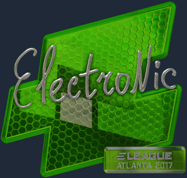 Sticker | electronic (reflectante) | Atlanta 2017