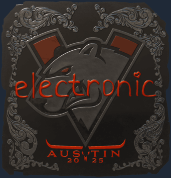Sticker | electronic (reflectante) | Austin 2025