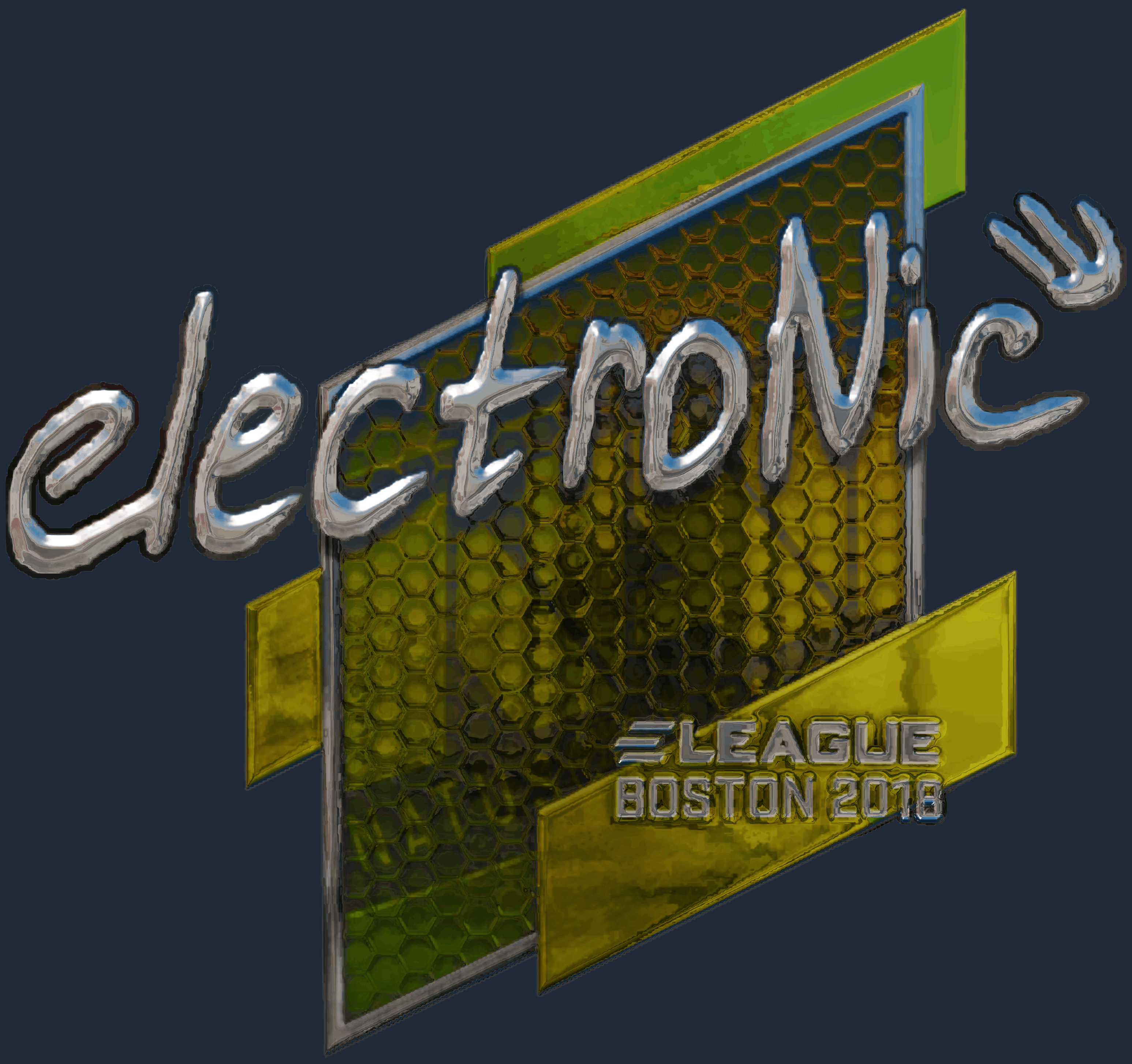 Sticker | electronic (Foil) | Boston 2018