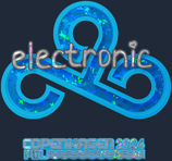 Sticker | electronic (Glitter) | Copenhagen 2024
