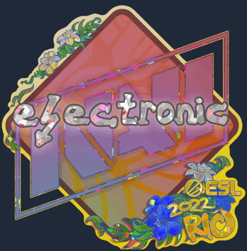 Sticker | electronic（炫光）| Rio 2022