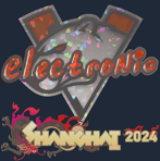 Sticker | electronic (Glitter) | Shanghai 2024