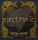Sticker | electronic (Gold) | Austin 2025 Sticker | electronic (Gold) | Austin 2025 image