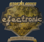 Sticker | electronic (Gold) | Berlin 2019