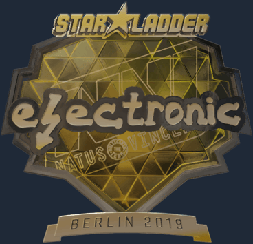 Sticker | electronic (Gold) | Berlin 2019