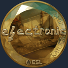 Sticker | electronic (Gold) | Katowice 2019 image