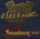 Sticker | electronic (Gold) | Shanghai 2024 Sticker | electronic (Gold) | Shanghai 2024 image