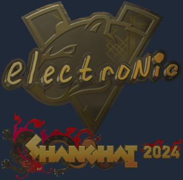 Sticker | electronic（金色）| 2024年上海锦标赛