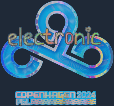Sticker | electronic (holográfica) | Copenhague 2024