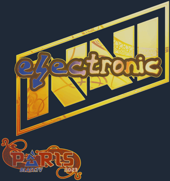 Sticker | electronic (holográfica) | París 2023