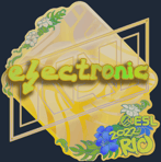 Sticker | electronic (Holo) | Rio 2022
