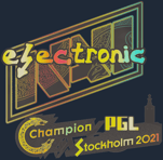 Sticker | electroNic (Holo) | Stockholm 2021