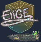 Sticker | EliGE (Glitter) | Antwerp 2022