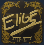 Sticker | EliGE (Gold) | Austin 2025