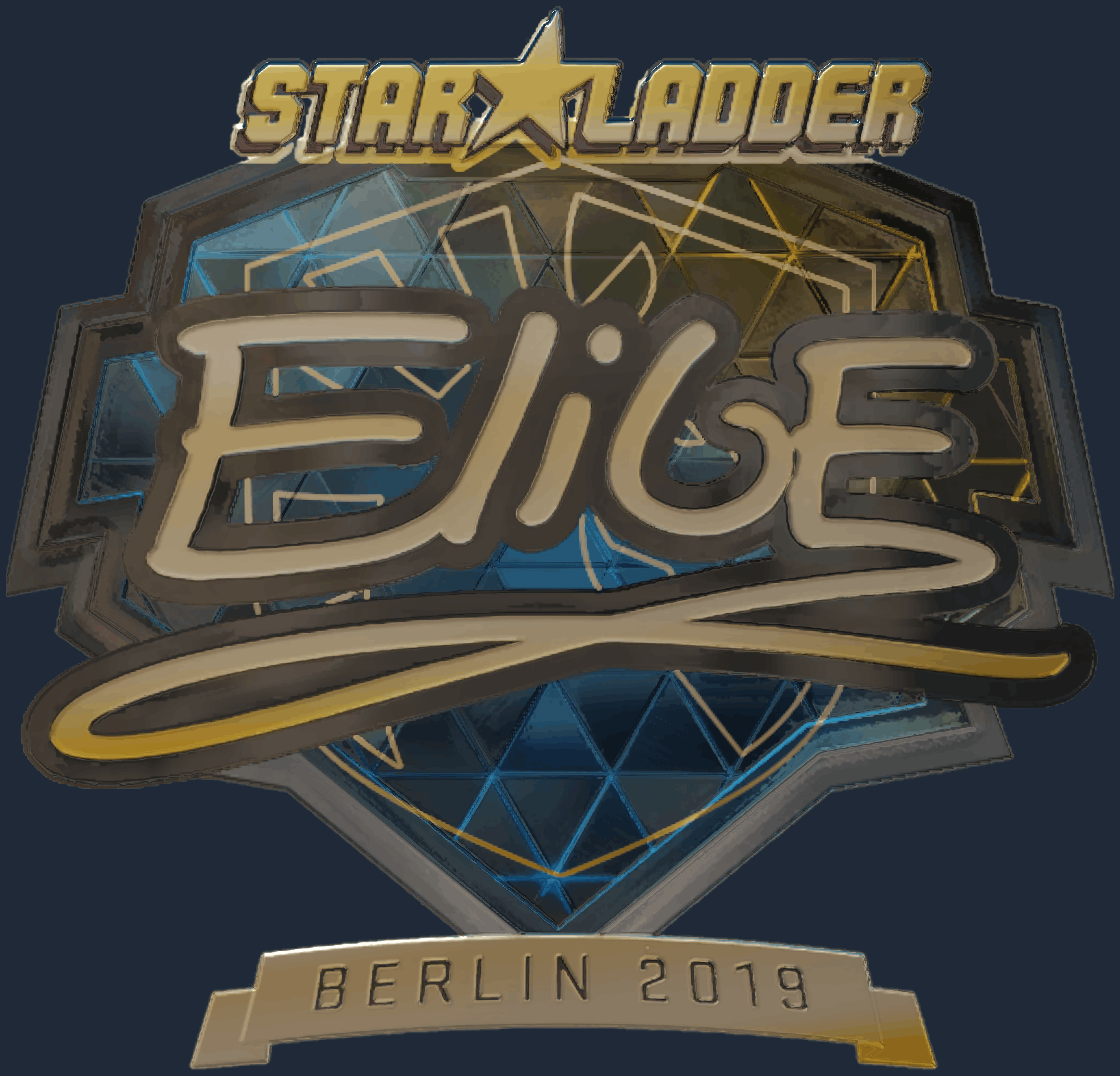 Sticker | EliGE (Gold) | Berlin 2019
