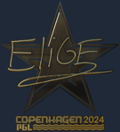 Sticker | EliGE (Gold) | Copenhagen 2024