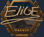 Sticker | EliGE (Gold) | London 2018