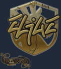 Sticker | EliGE (Gold) | Paris 2023 image