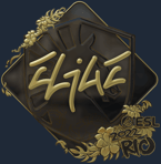 Sticker | EliGE (Gold) | Rio 2022