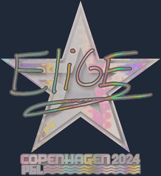 Sticker | EliGE (holográfica) | Copenhague 2024