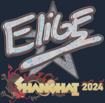 Sticker | EliGE (holográfica) | Shanghái 2024