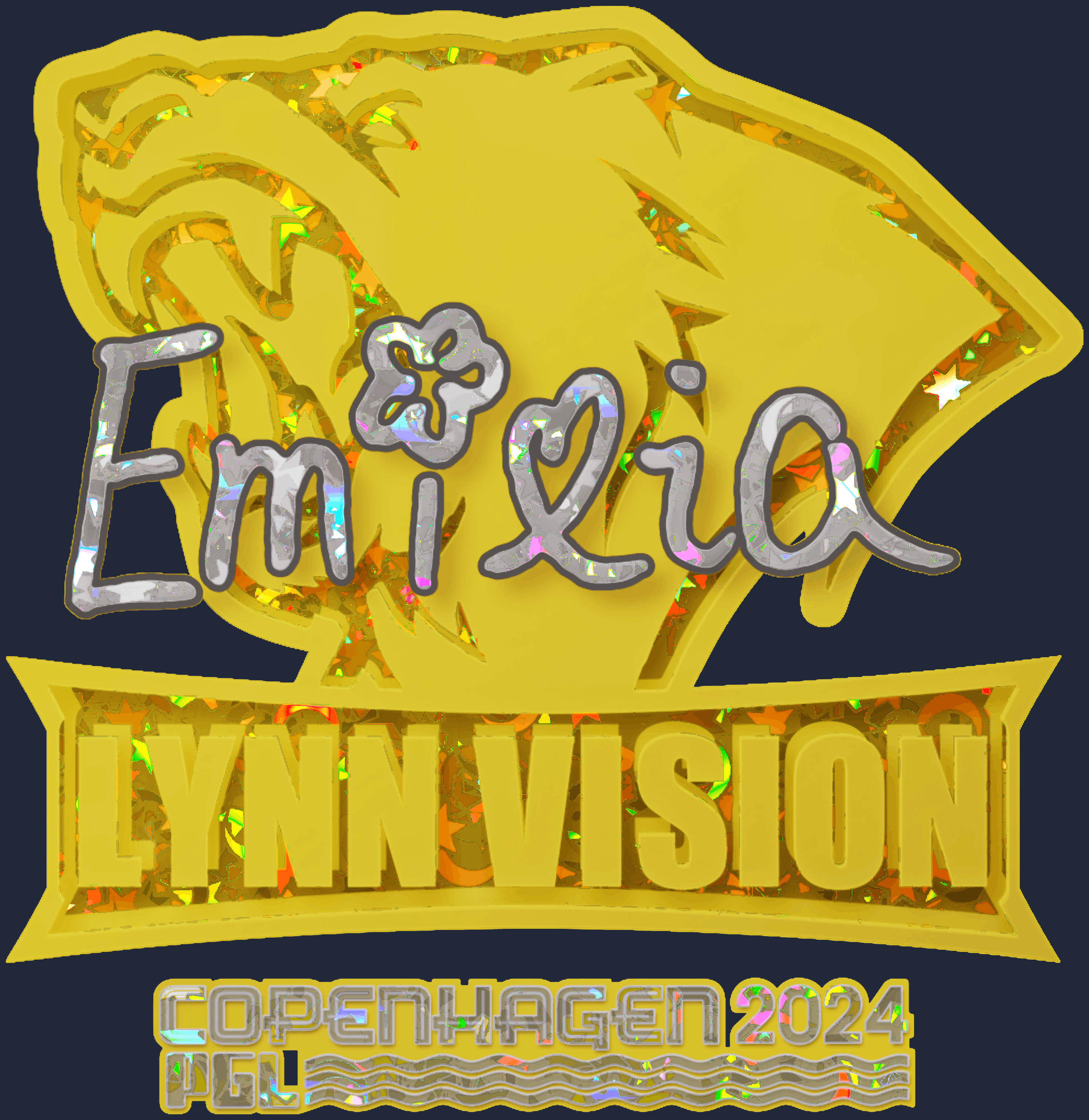 Sticker | EmiliaQAQ（闪耀）| 2024年哥本哈根锦标赛