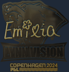 Sticker | EmiliaQAQ (Gold) | Copenhagen 2024