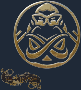 Sticker | ENCE (dorada) | París 2023