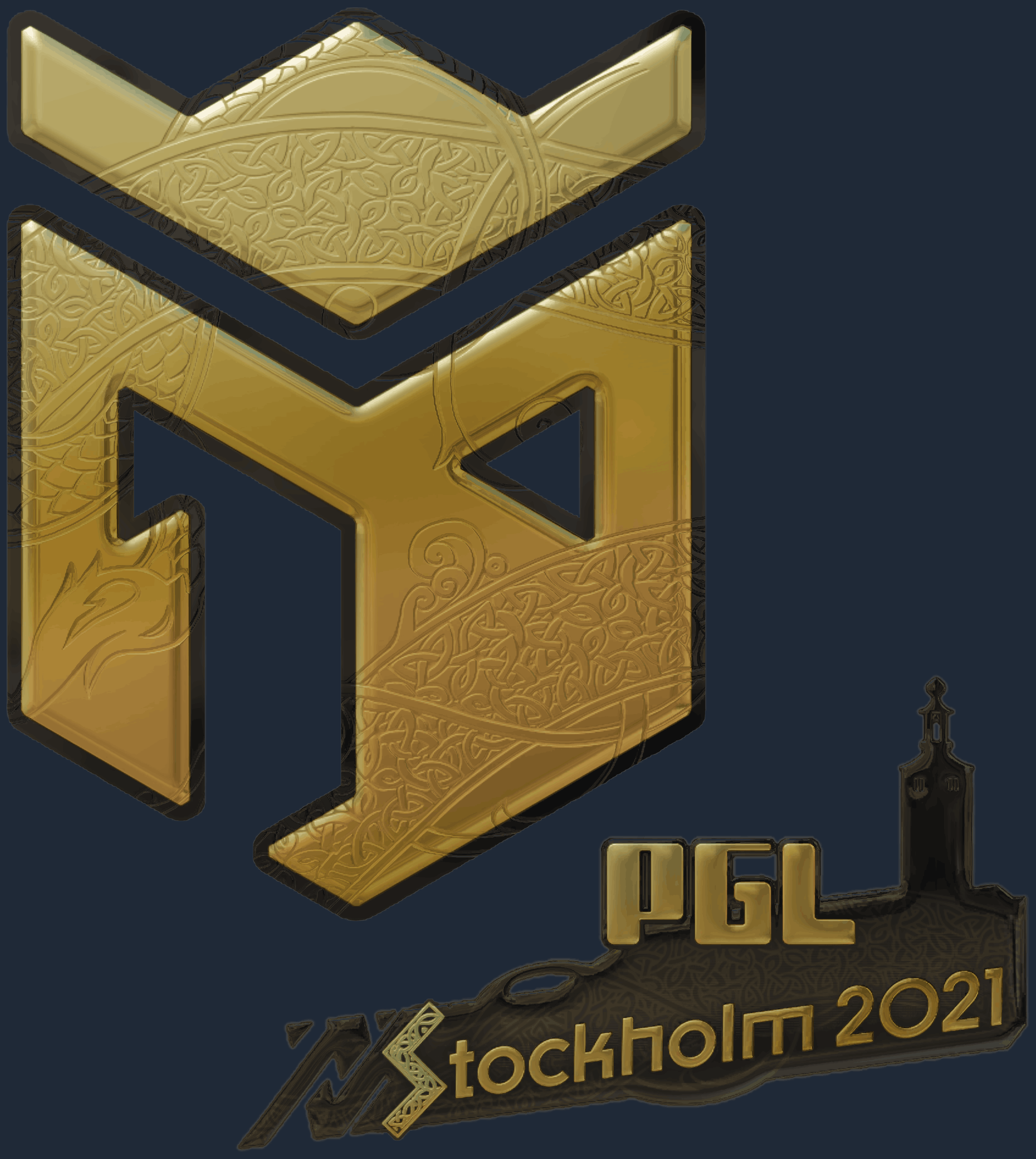 Sticker | Entropiq (Gold) | Stockholm 2021