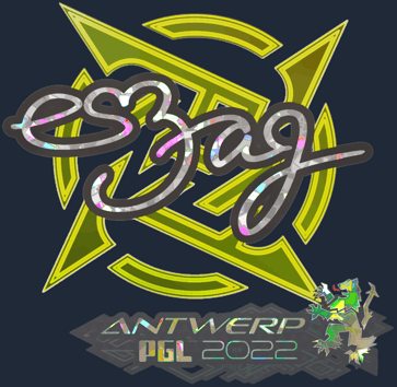 Sticker | es3tag (Glitter) | Antwerp 2022