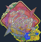 Sticker | es3tag (Glitter) | Rio 2022