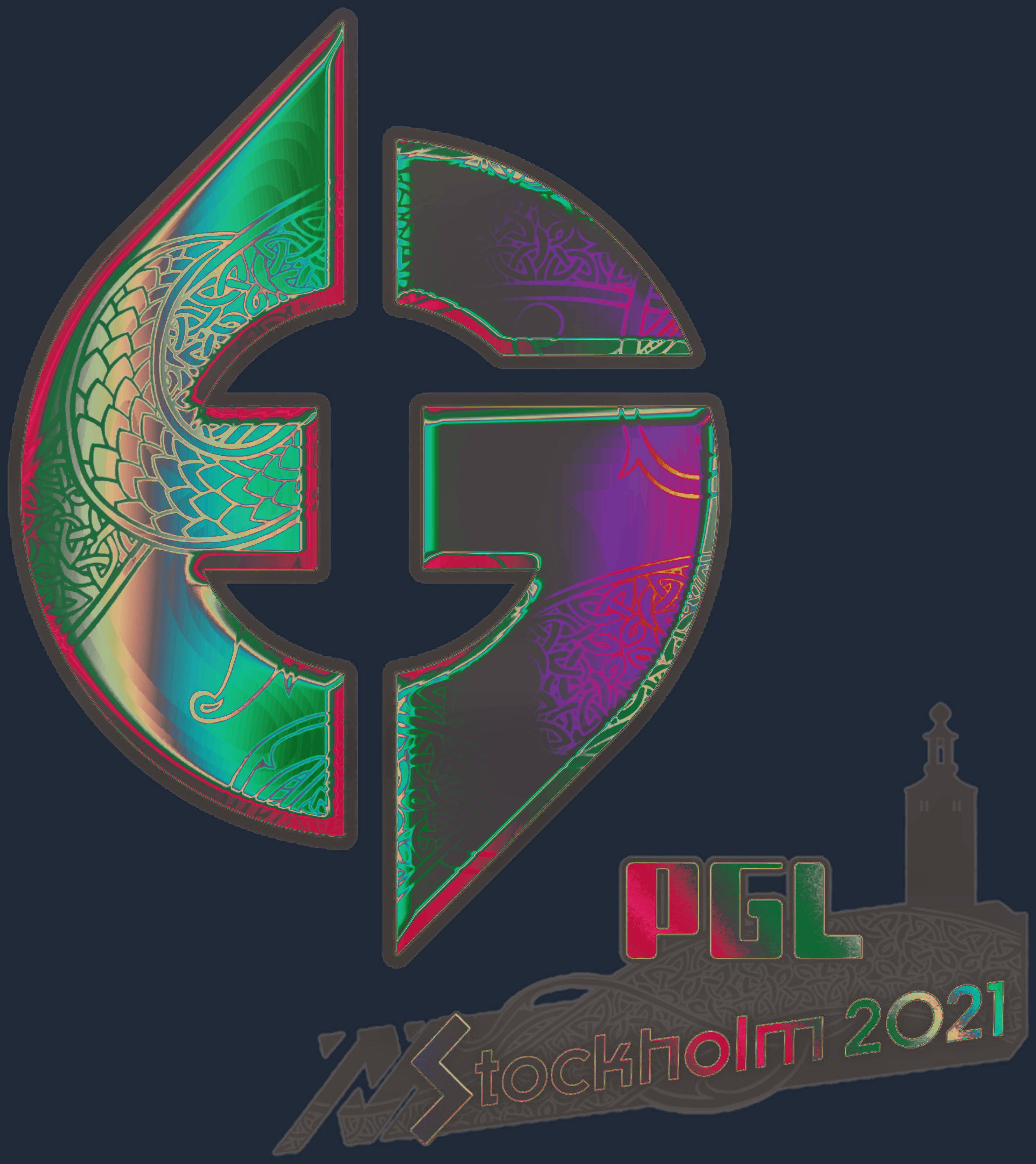 Sticker | Evil Geniuses (全息) | 2021年斯德哥尔摩锦标赛