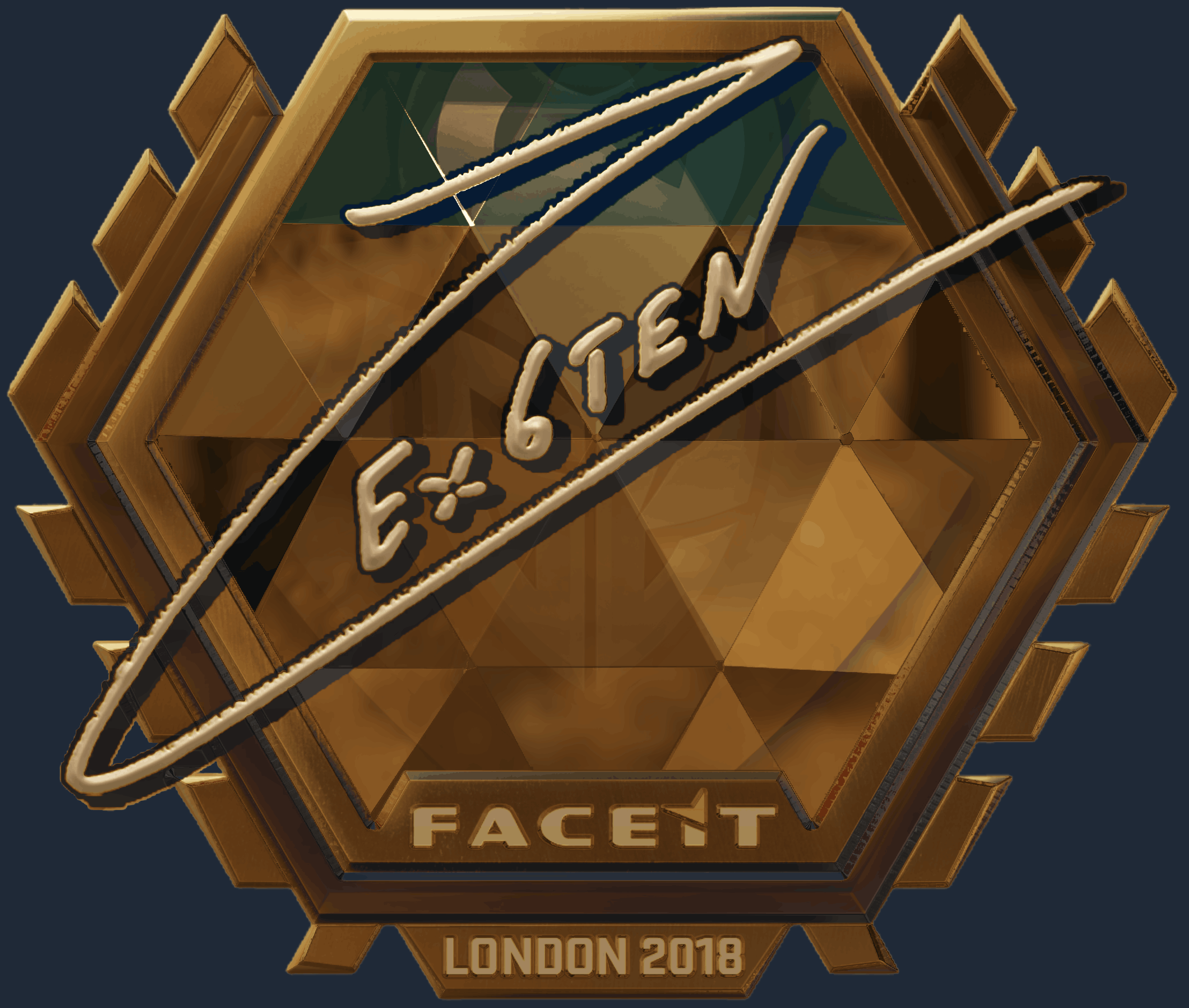 Sticker | Ex6TenZ (Gold) | London 2018