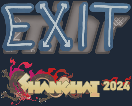 Sticker | exit | Shanghái 2024