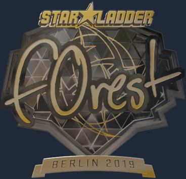 Sticker | f0rest (dorada) | Berlín 2019