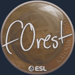 Sticker | f0rest | Katowice 2019