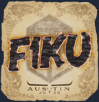 Sticker | F1KU | Austin 2025