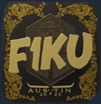 Sticker | F1KU (Gold) | Austin 2025
