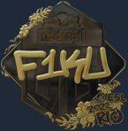 Sticker | F1KU (Gold) | Rio 2022