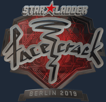 Sticker | facecrack (reflectante) | Berlín 2019