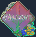 Sticker | FalleN (Glitter) | Rio 2022