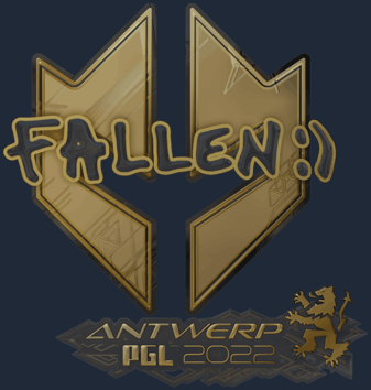 Sticker | FalleN (dorada) | Amberes 2022